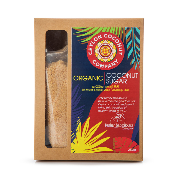 COCONUT SUGAR GLUTEN FREE, ORGANIC 500gr