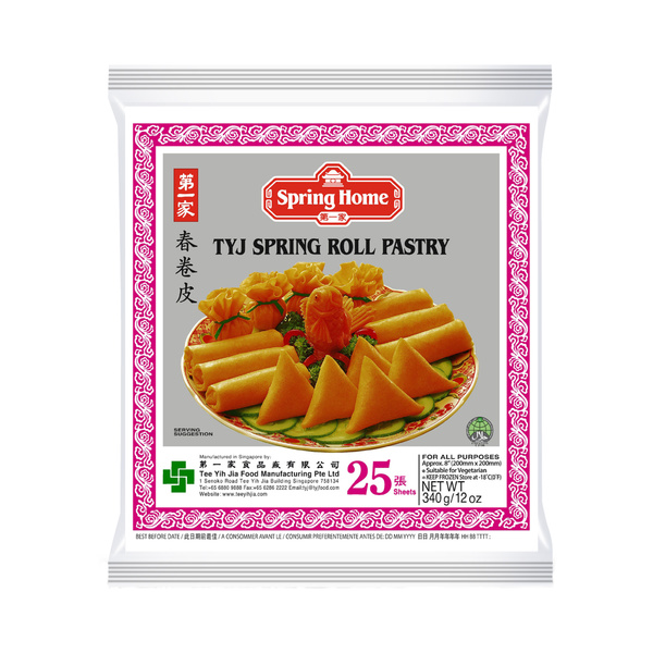 spring rolls wrappers  200mm, 25shts 340gr