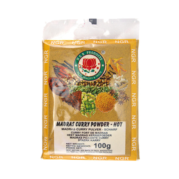 CURRY POWDER HOT MADRAS 100gr