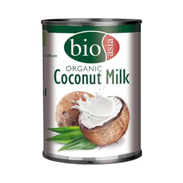 coconut milk 18% fat, organic