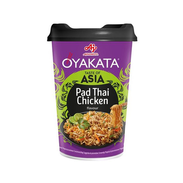 oyakata pad thai chicken instant noodle  cup 93gr
