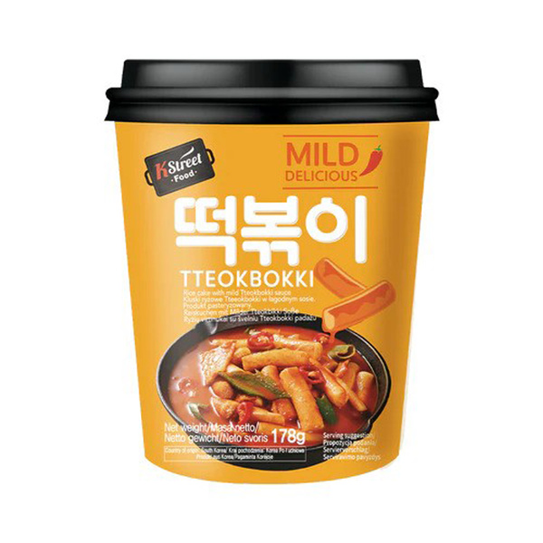 tteokbokki instant soup mild delicious 178gr