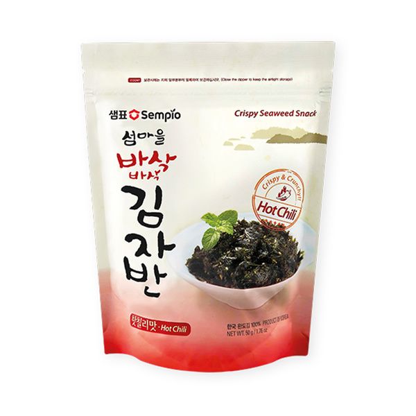 crispy seaweed snack hot chili 50gr