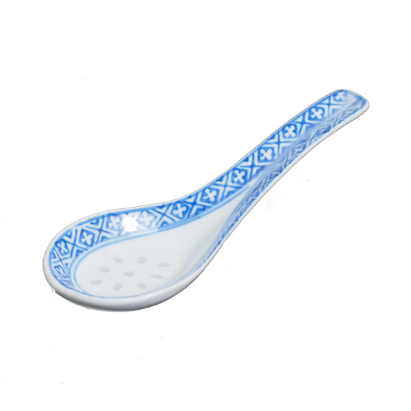 SPOON BLUE-WHITE 14CM