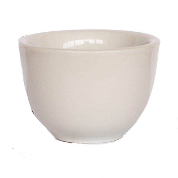 tea cup white, without handle 1Pc