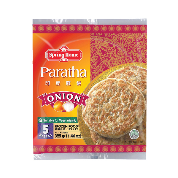 roti paratha pastry onion 5pcs