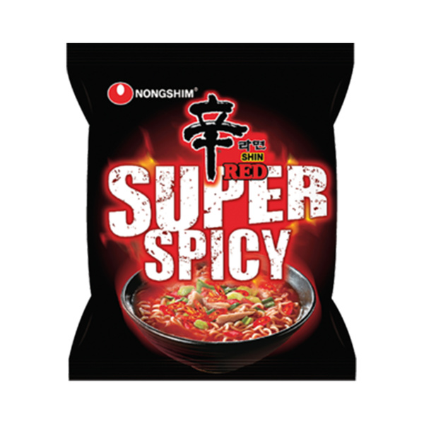 shin red instant noodle super spicy 120gr