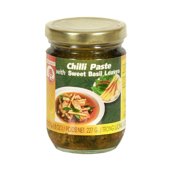 CHILI PASTE WITH BASIL LEAVES 200gr