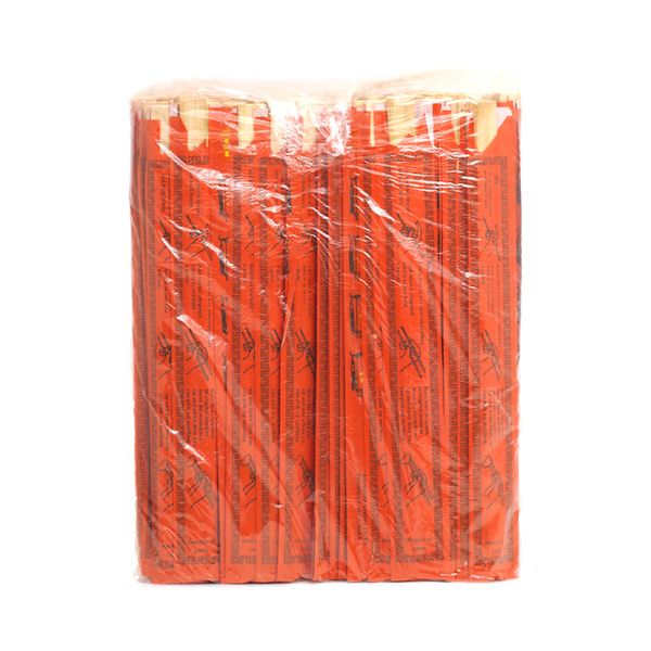 bamboo chopstick chinese style, with red paper bag 100prs, 23cm 1Set