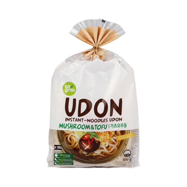 udon instant noodle tofu and mushroom 690gr