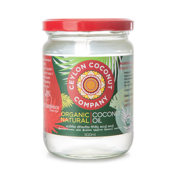 coconut oil gluten free, natural, organic 500gr/500ml