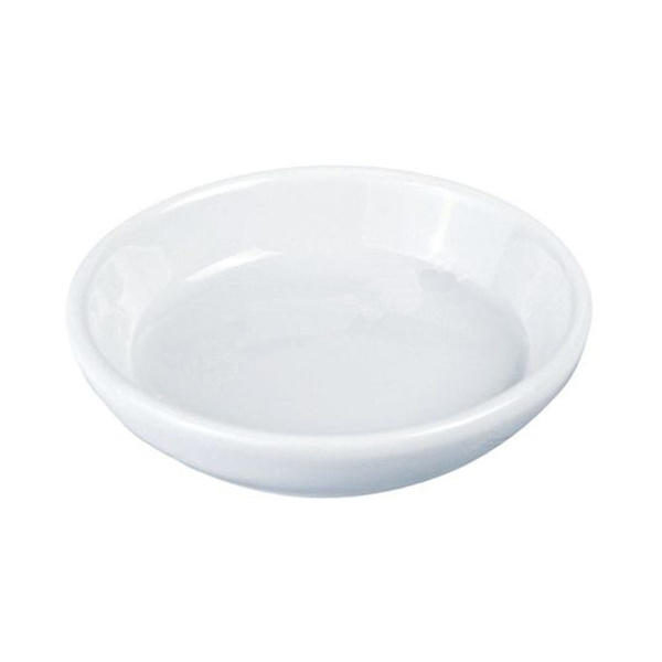 sauce plate round, white 9cm, a1887 1Pc