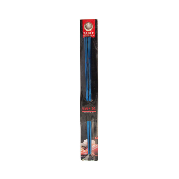 chopstick blue, chinese/japanese style, round edge 1pair, l:23cm 1Pc