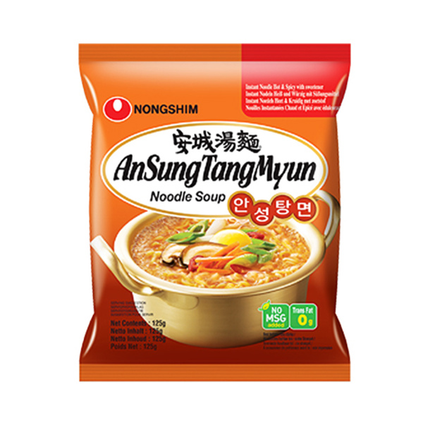 v-ansungtangmyun instant noodle hot & spicy 125gr