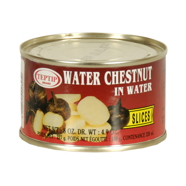 water chestnuts sliced 227gr