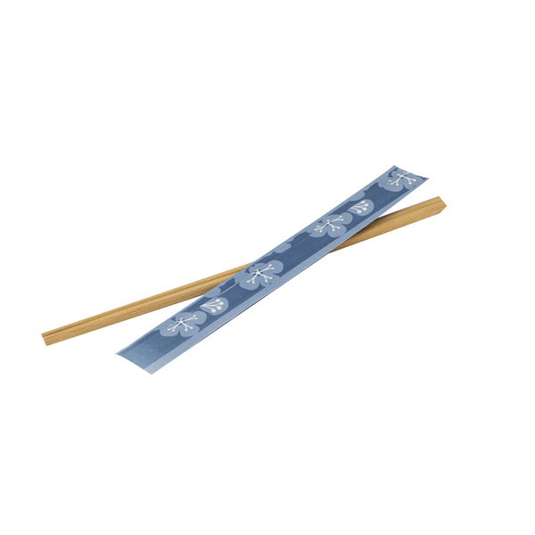 BAMBOO CHOPSTICK ATTACHED, CARBONIZED, JAPANESE STYLE, OPEN PAPER BAG 10PRS, 21CM 1Set