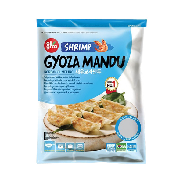 SHRIMP GYOZA MANDU KOREAN DUMPLING 540gr