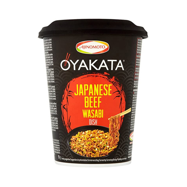 japanese beef wasabi instant noodle  cup 93gr