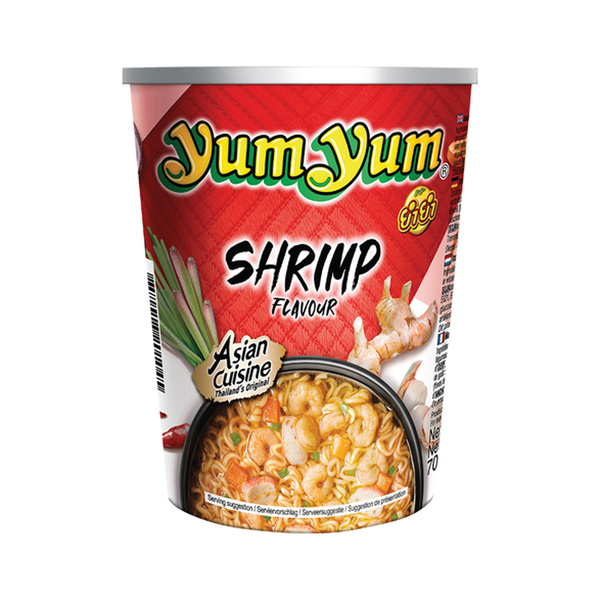 shrimp instant noodle (tom yum) cup 70gr