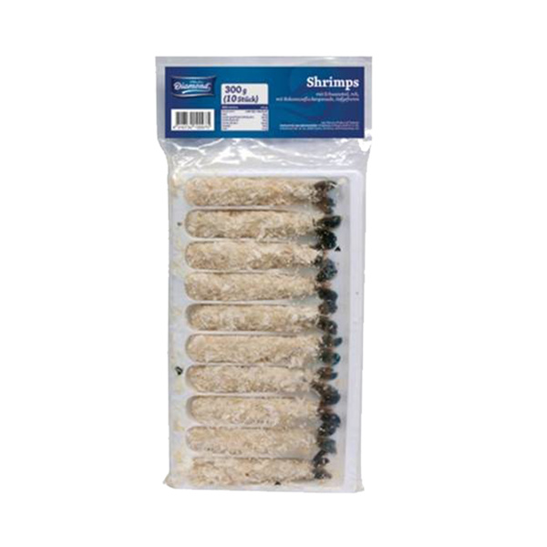 shrimp breaded, coconut 300gr