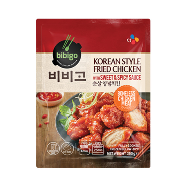 chicken fried, korean style, with sweet & spicy sauce 350gr