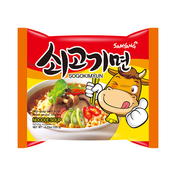 sogokimyun instant noodle hot 120gr