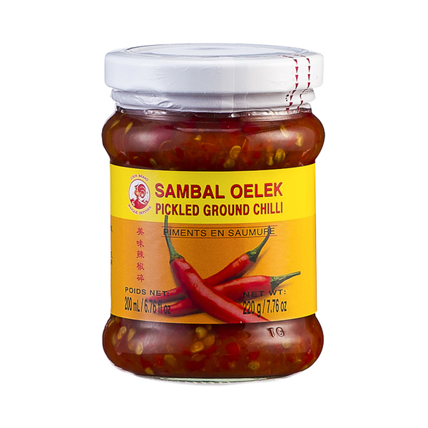 sambal oelek paste 220gr/200ml