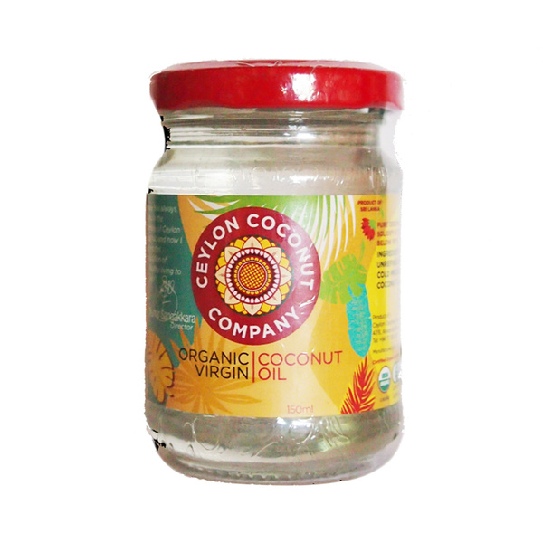 COCONUT OIL GLUTEN FREE, ORGANIC, VIRGIN 150gr/150ml