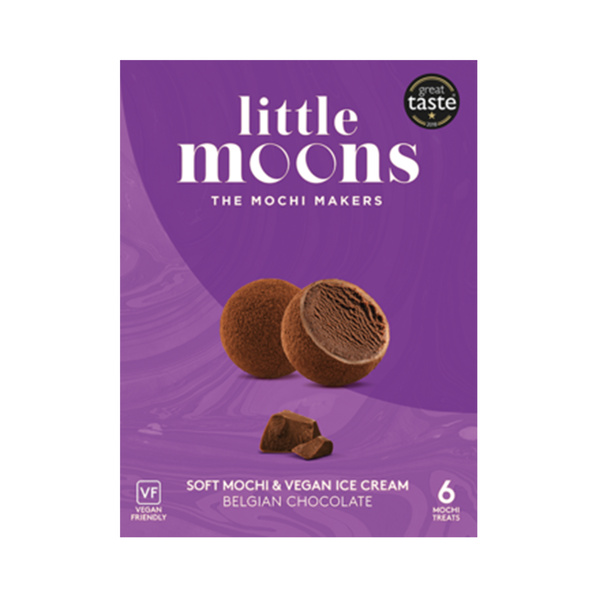 BELGIAN CHOCOLATE ICE CREAM MOCHI, VEGAN FRIENDLY 6PCS, RETAIL PACK