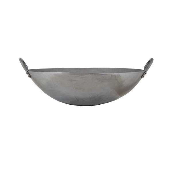 wok black/2mh, round, steel 37cm 1Pc