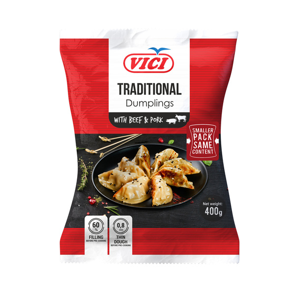 beef & pork dumpling traditional 30pcs 400gr