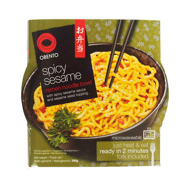 spicy sesame ramen instant noodle  bowl 240gr