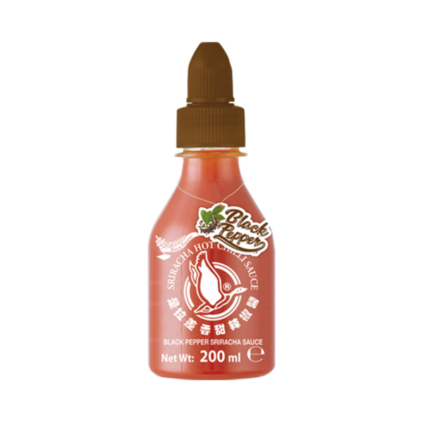 CHILI SAUCE BLACK PEPPER, HOT, SRIRACHA 225gr/200ml