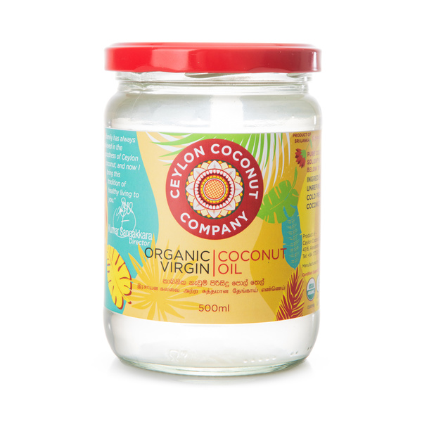 COCONUT OIL GLUTEN FREE, ORGANIC, VIRGIN 500gr/500ml