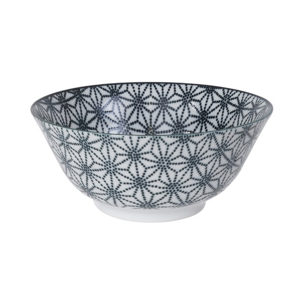 NIPPON TAYO BOWL BLACK, STAR 15.2X6.7CM, 500ML