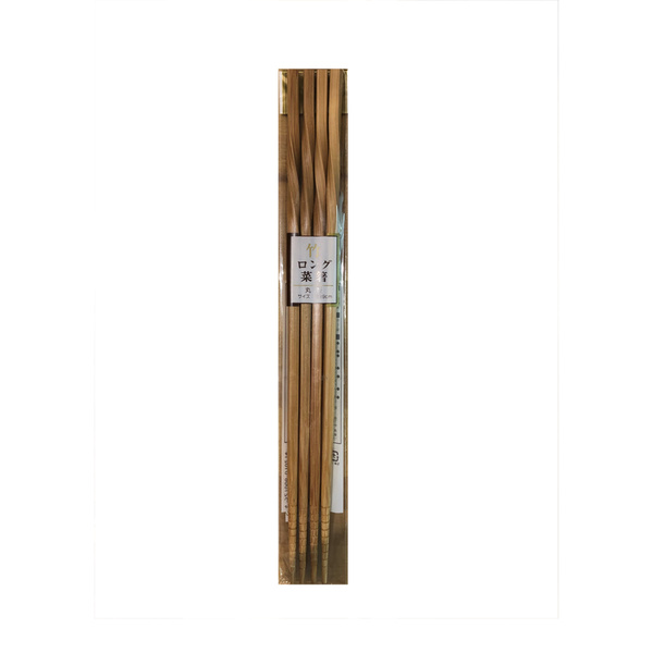 BAMBOO CHOPSTICK CARBONIZED, ROUND, TWIST 2PRS, 30CM