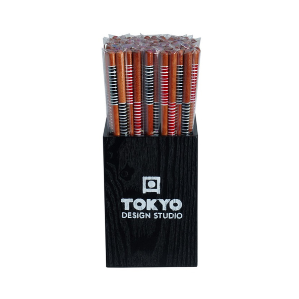 chopstick assorted, japanese style, tensoge design 1pair, 22.5cm 1Pc
