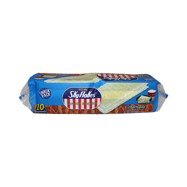 cracker sandwich condensada (sweet milk flavor), sky flakes 360gr