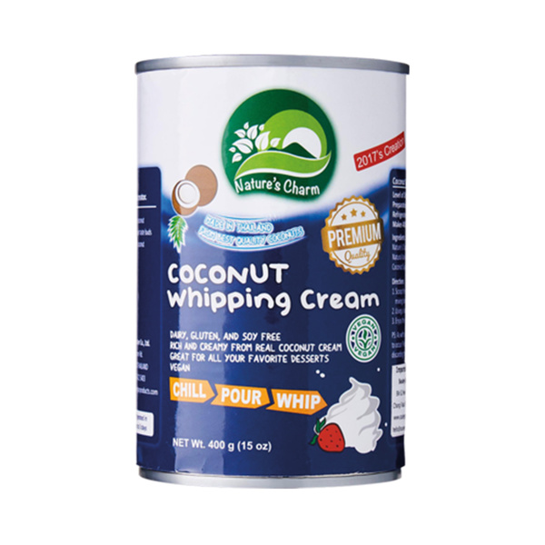 coconut milk for whipping cream 400gr/400ml