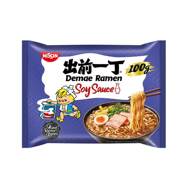 demae ramen soy sauce instant noodle 100gr