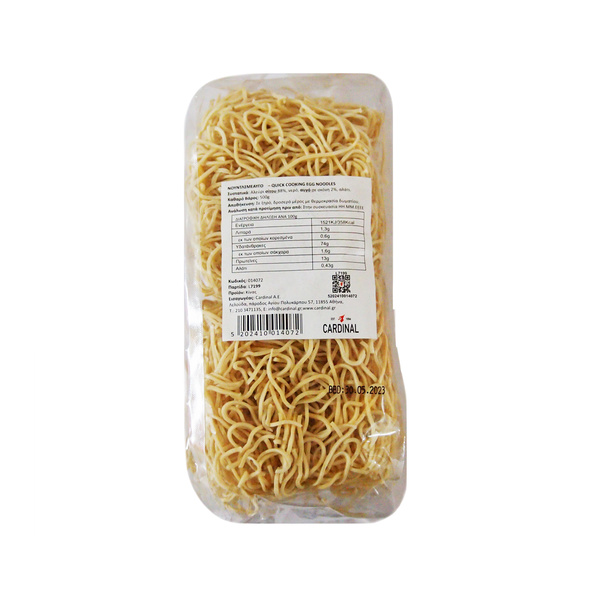 EGG NOODLE QUICK COOKING 1.75X1.75MM 500gr