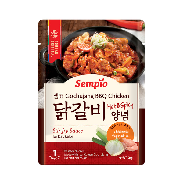 stir-fry sauce gochujang bbq chicken, hot and spicy 90gr