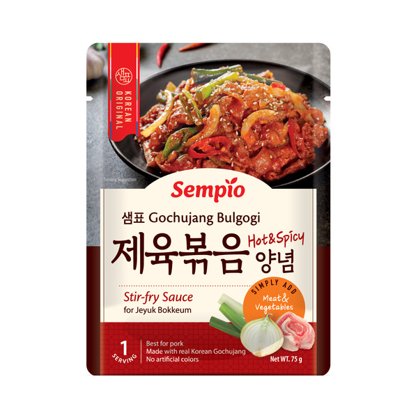 stir-fry sauce gochujang bulgogi, hot and spicy 75gr