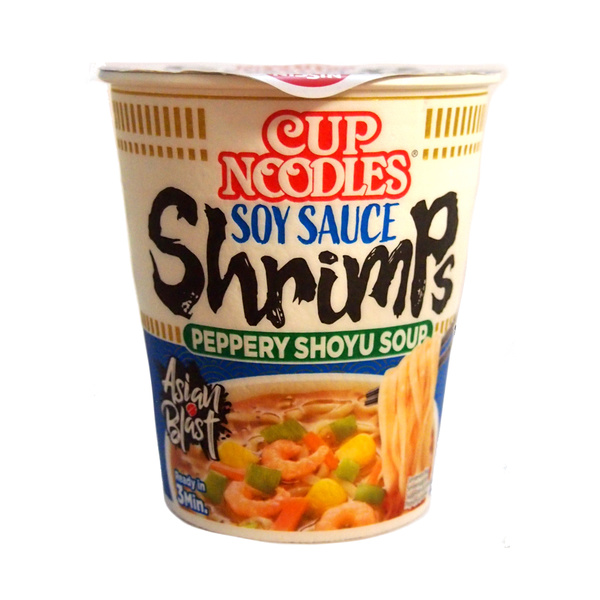 shrimp flavour instant noodle  cup 63gr