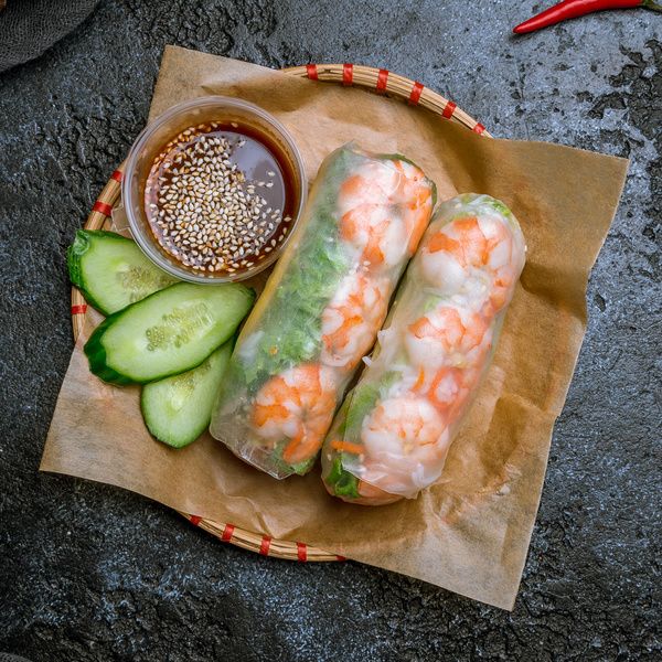 ΜΑΘΗΜΑ ΜΑΓΕΙΡΙΚΗΣ FRESH ROLLS WITH VEGETABLES