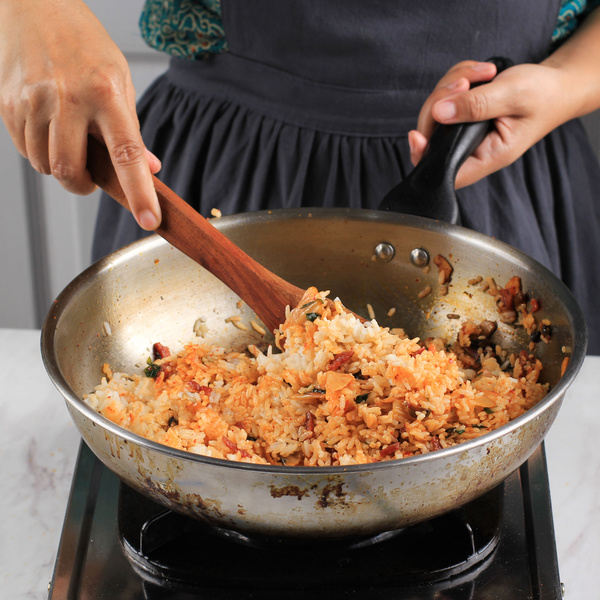 ΜΑΘΗΜΑ ΜΑΓΕΙΡΙΚΗΣ STIR FRY RICE WITH KIMCHI